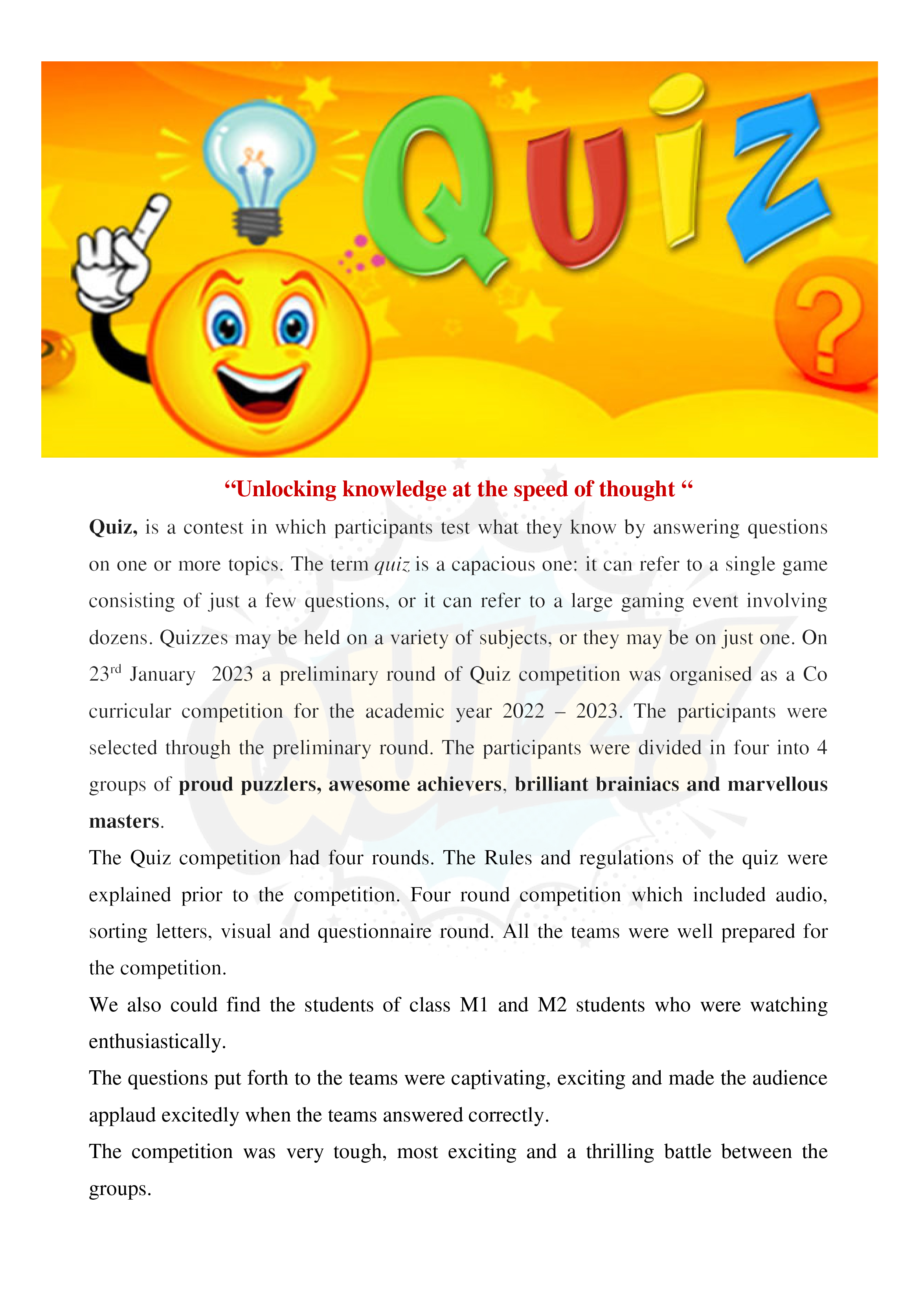 Prudence Quiz